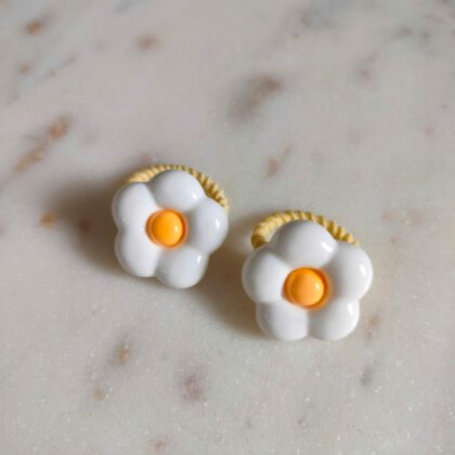 Haarelastiekjes Daisy White