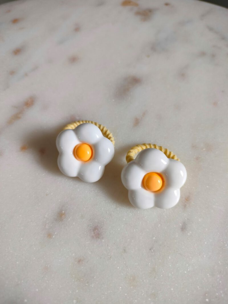 Haarelastiekjes Daisy White