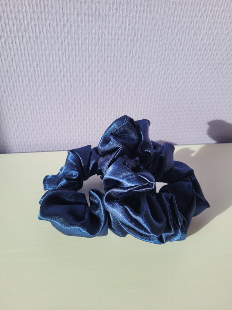 Scrunchie Blauw Shine