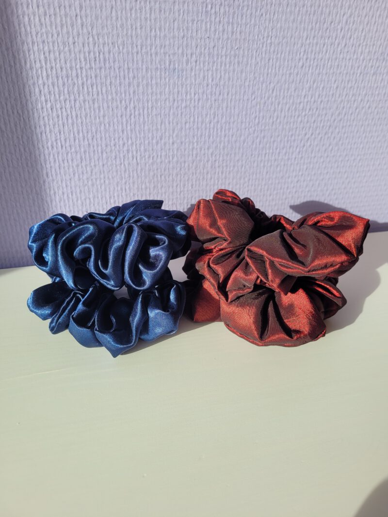 Scrunchie Rood Shine - Afbeelding 3