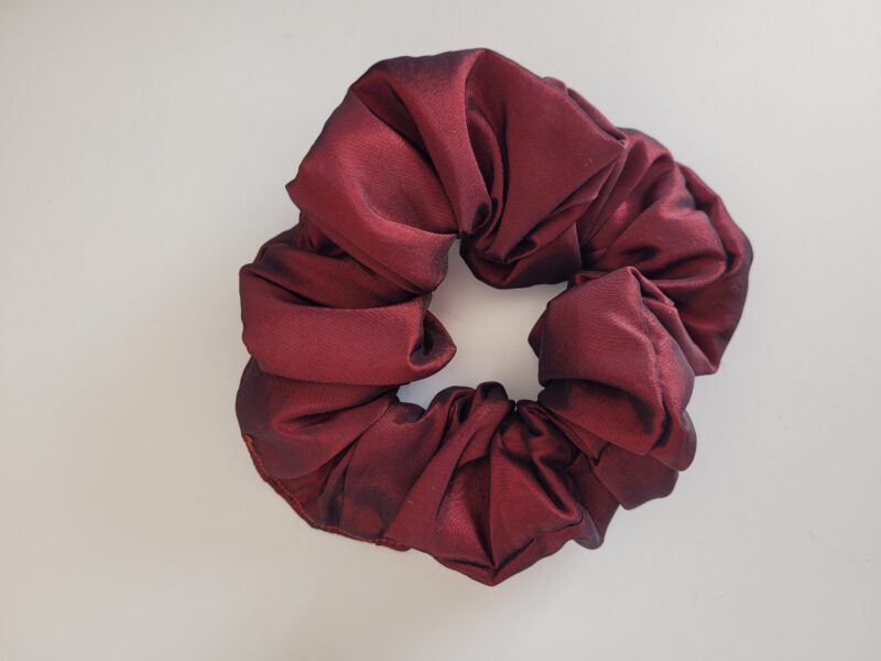 Scrunchie Rood Shine - Afbeelding 2