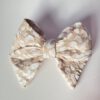 Sailor Bow Haarstrik Beige Panter