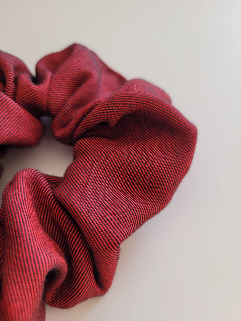 Scrunchie Warm Rood - Afbeelding 2