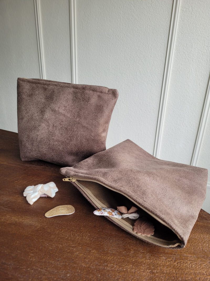 Haaraccessoires Bewaartasje Bruin